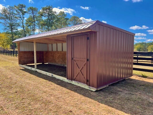 10x30 LOAFING SHED With Tackroom (SKU 1106)