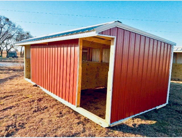 8x24 DELUXE SPLIT ENTRY SHED (SKU 2795)