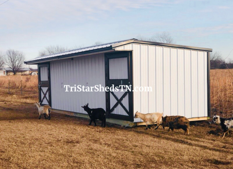 8x24 DELUXE SPLIT ENTRY SHED (SKU 2795)