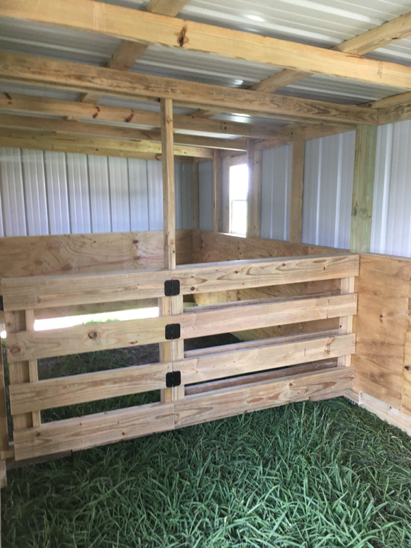 8x24 DELUXE SPLIT ENTRY SHED (SKU 2795)