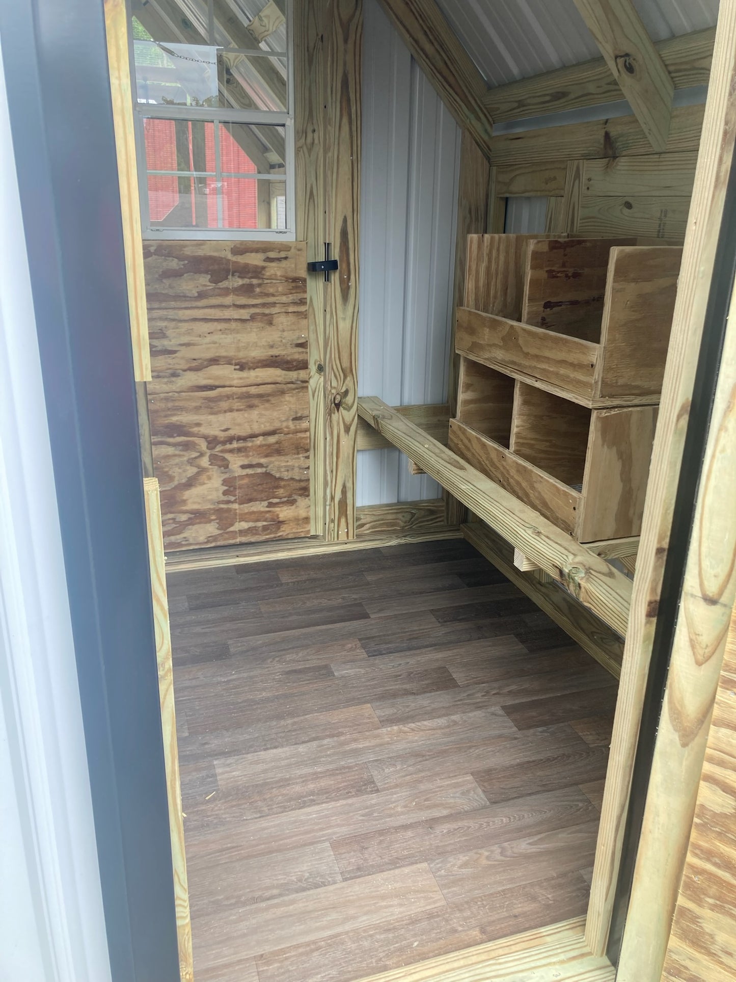 DELUXE DUO 6x18 Coop And 8x15 Greenhouse