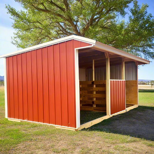 10x20x8 SPLIT ENTRY SHED  (SKU 1139)