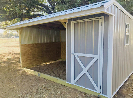 10x15x8 RUN IN SHED With Tackroom (SKU 1214)