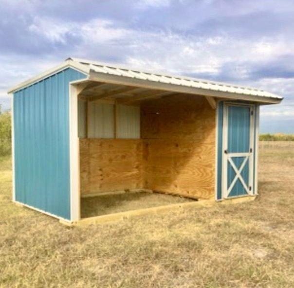 8x15x8 LOAFING SHED (SKU 1110)