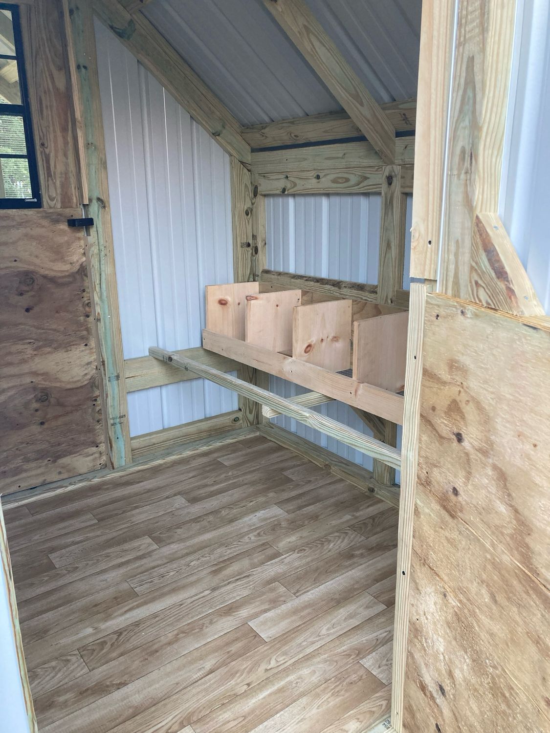 DUO DEAL 6x18 COOP AND 6x8 GOAT SHED. No Coop Flooring (SKU 1275)