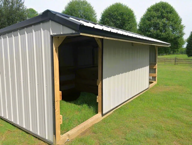 8x18x8 Split Entry Shed (SKU 1229)