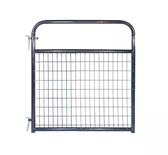 Wire Filled Stall Gates. Installed