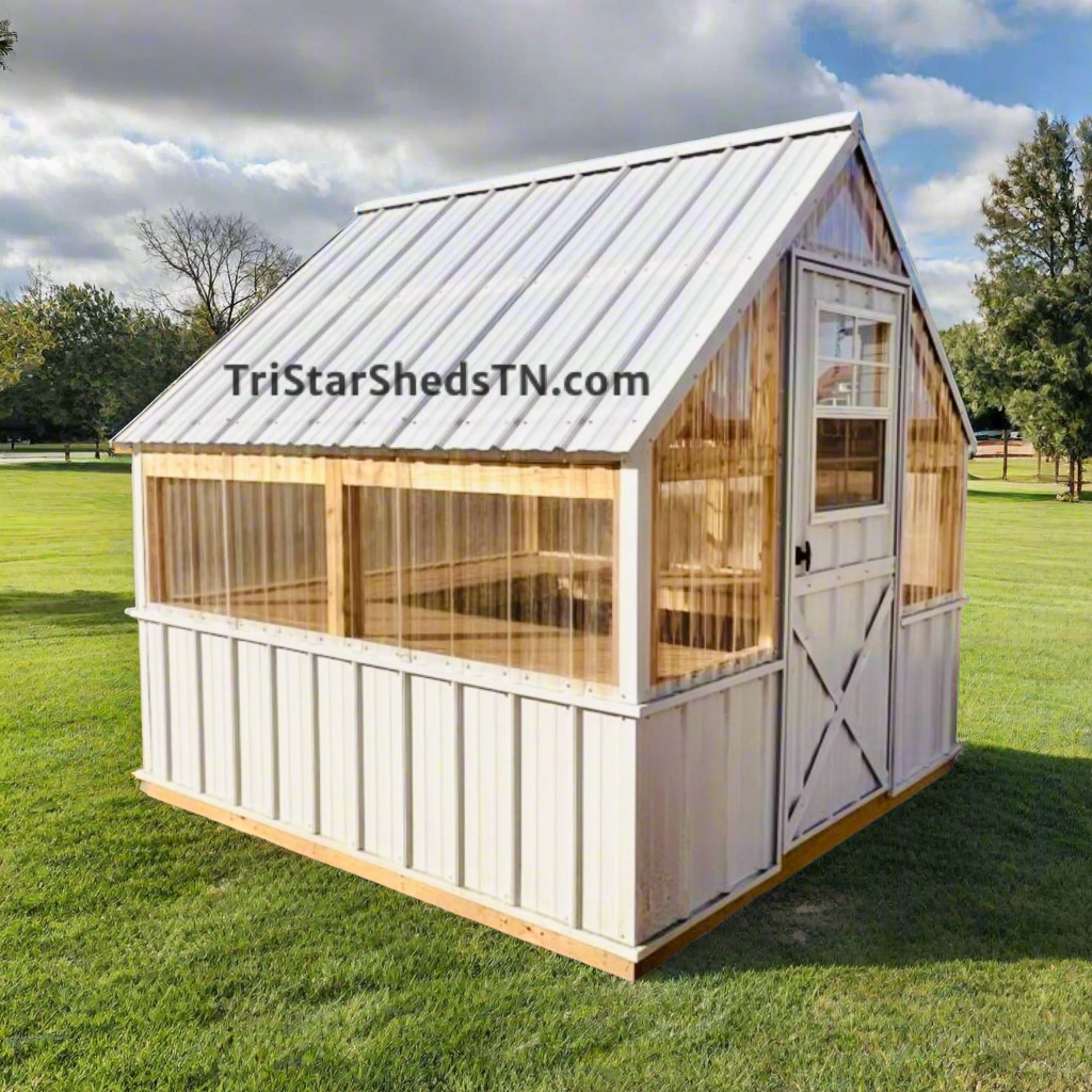 8x12 Greenhouse With Deck Flooring (SKU 5011)