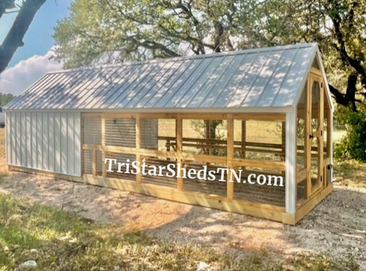 Deluxe Ranger Coop. With Vinyl Flooring (SKU 1209)