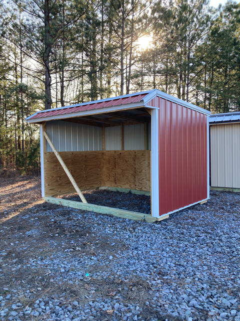 8x12 RUN IN SHED With Plywood Kickboards(SKU 1136)