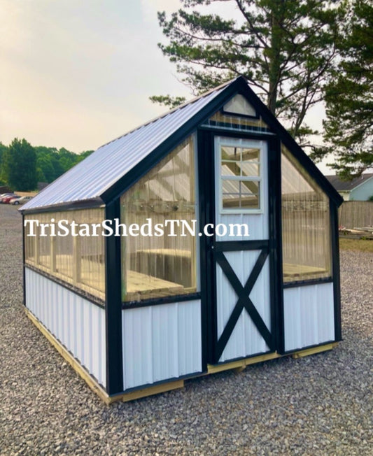 8x12 Greenhouse With Deck Flooring (SKU 5011)