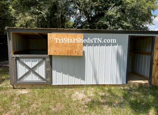 ECONO Deluxe Tiny Barn With Dutch Door (SKU 1218)