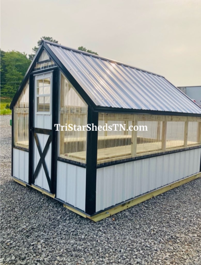 8x12 Greenhouse With Deck Flooring (SKU 5011)